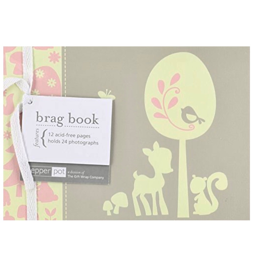 Pepper Pot Woodland Baby Girl Brag Photo Book (14-8903)